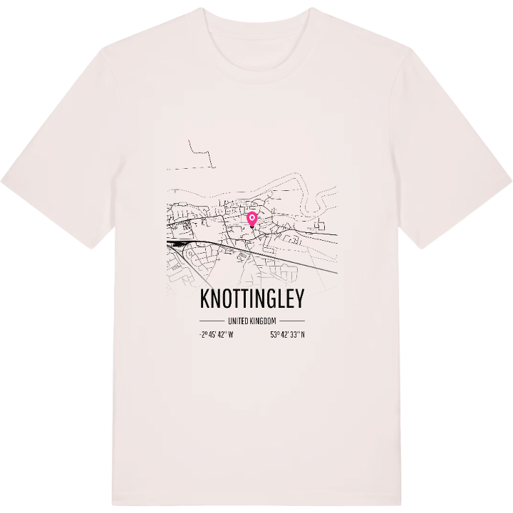 Knottingley kort T-shirt – t-shirt fra PinShirt