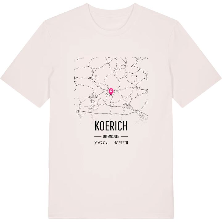 Koerich kort T-shirt – t-shirt fra PinShirt