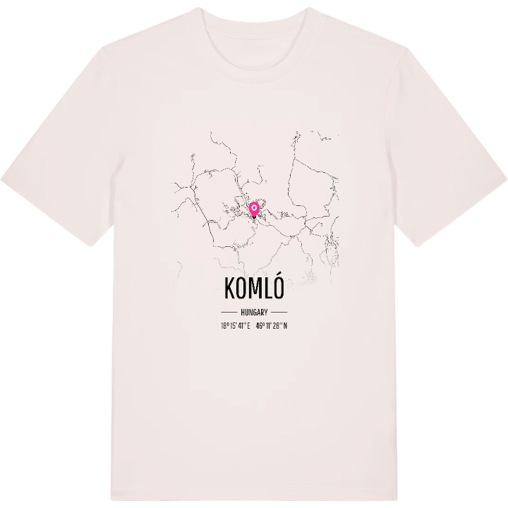 Komló kort T-shirt – t-shirt fra PinShirt