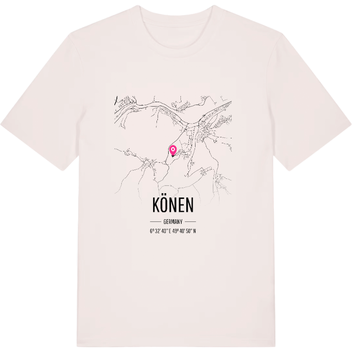 Könen kort T-shirt – t-shirt fra PinShirt
