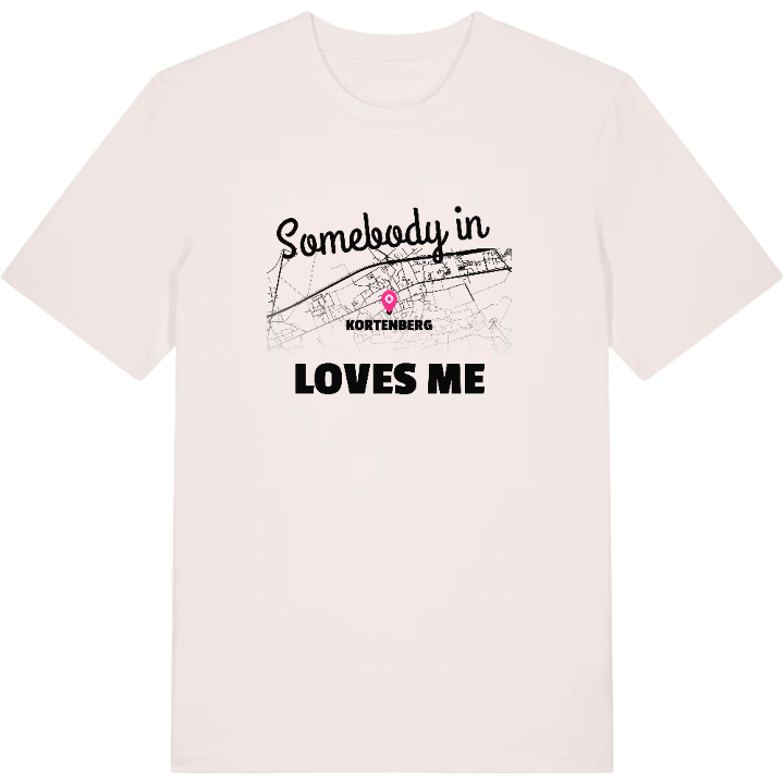 Nogen i Kortenberg elsker mig t-shirt – t-shirt fra PinShirt
