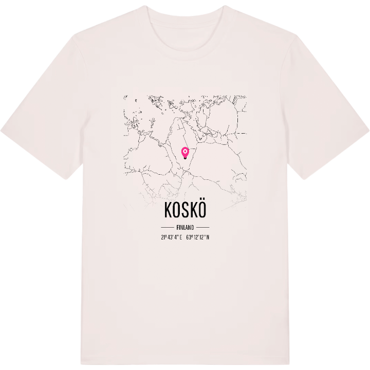 Koskö kort T-shirt – t-shirt fra PinShirt