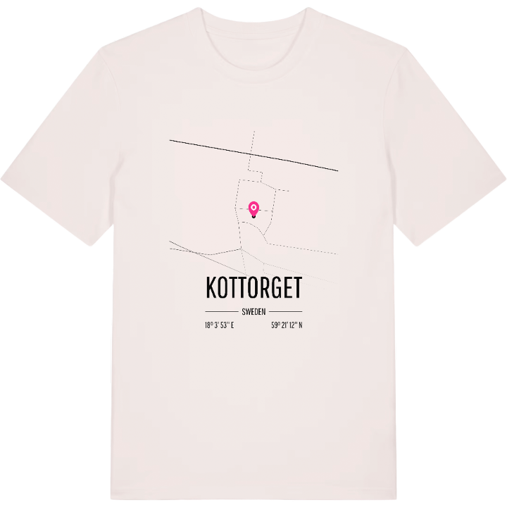 Kottorget kort T-shirt – t-shirt fra PinShirt