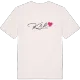 Krk hjerte T-shirt