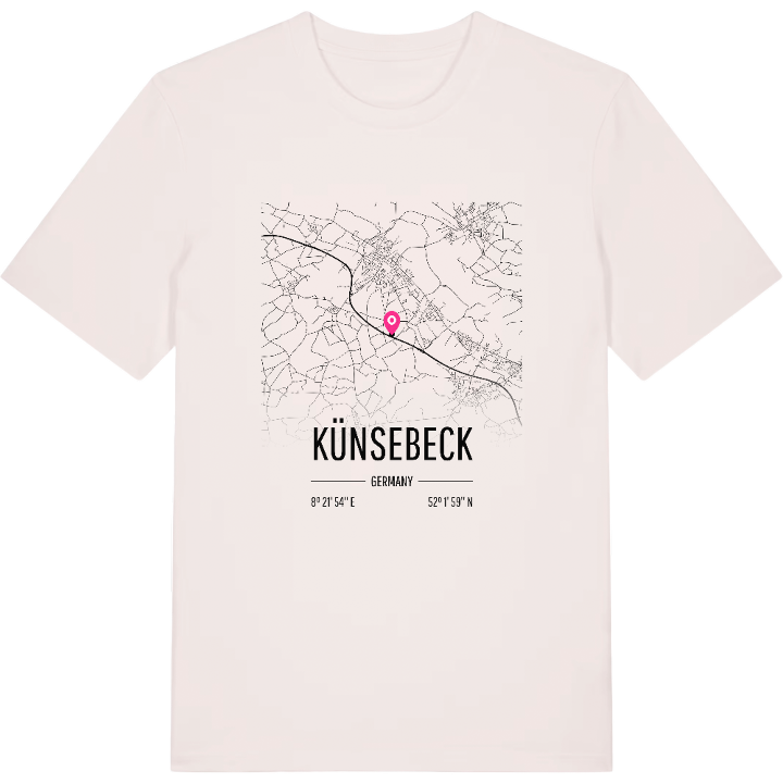 Künsebeck kort T-shirt – t-shirt fra PinShirt