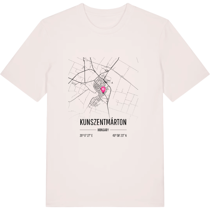 Kunszentmárton kort T-shirt – t-shirt fra PinShirt