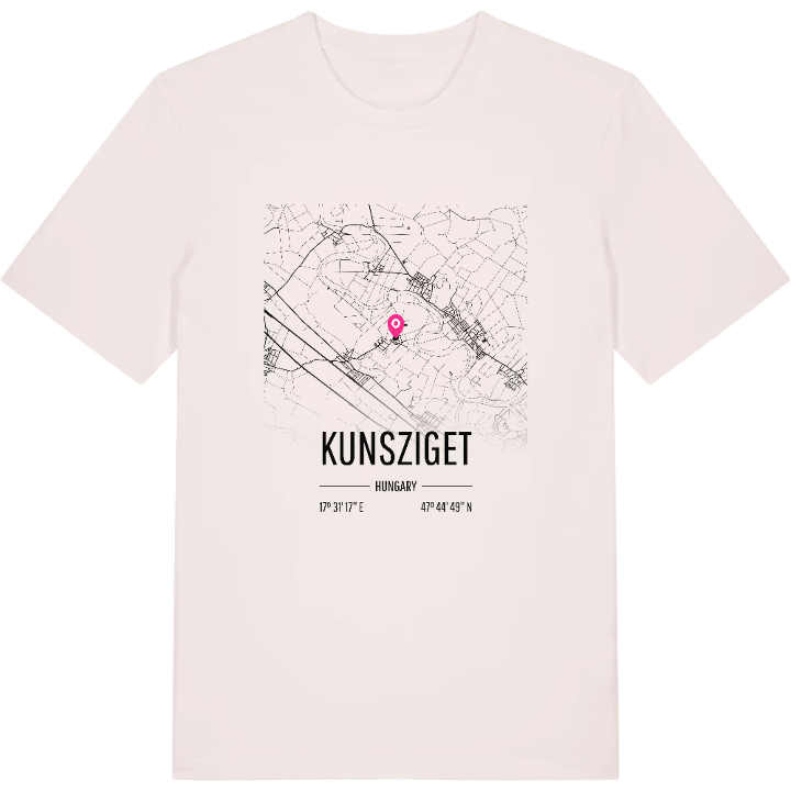 Kunsziget kort T-shirt – t-shirt fra PinShirt