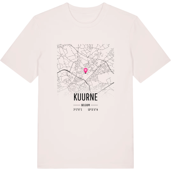 Kuurne kort T-shirt – t-shirt fra PinShirt