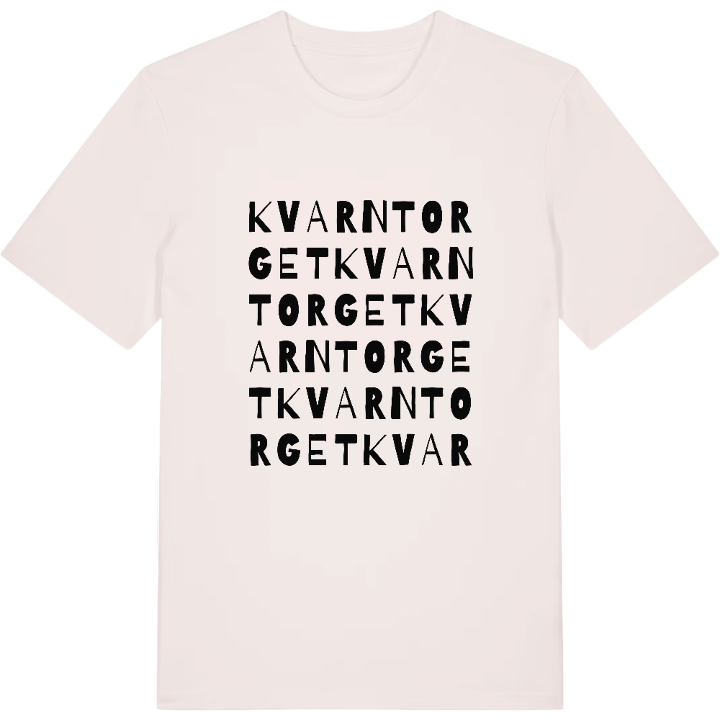 Kvarntorget ordleg T-shirt – t-shirt fra PinShirt