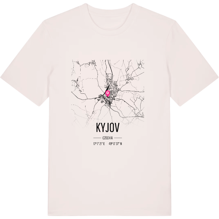 Kyjov kort T-shirt – t-shirt fra PinShirt