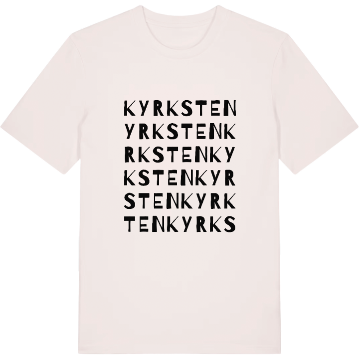 Kyrksten ordleg T-shirt – t-shirt fra PinShirt