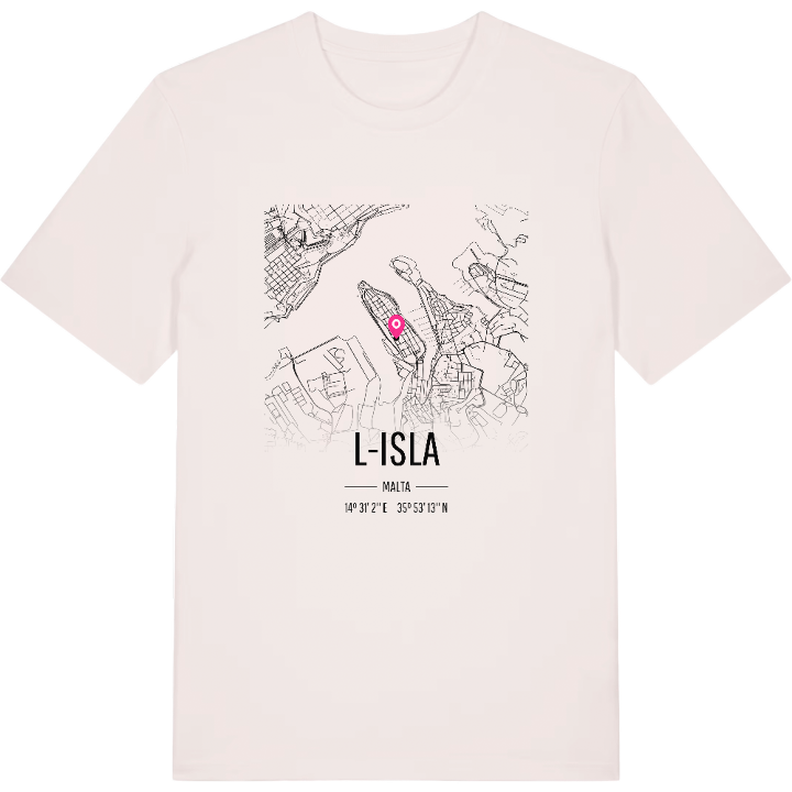 L-Isla kort T-shirt – t-shirt fra PinShirt