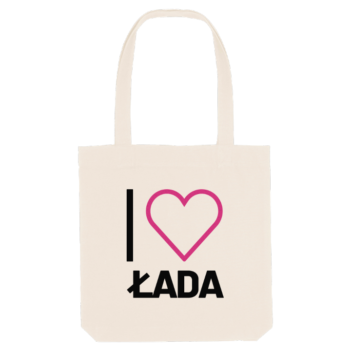 Jeg elsker Łada mulepose stort tryk – mulepose fra PinShirt