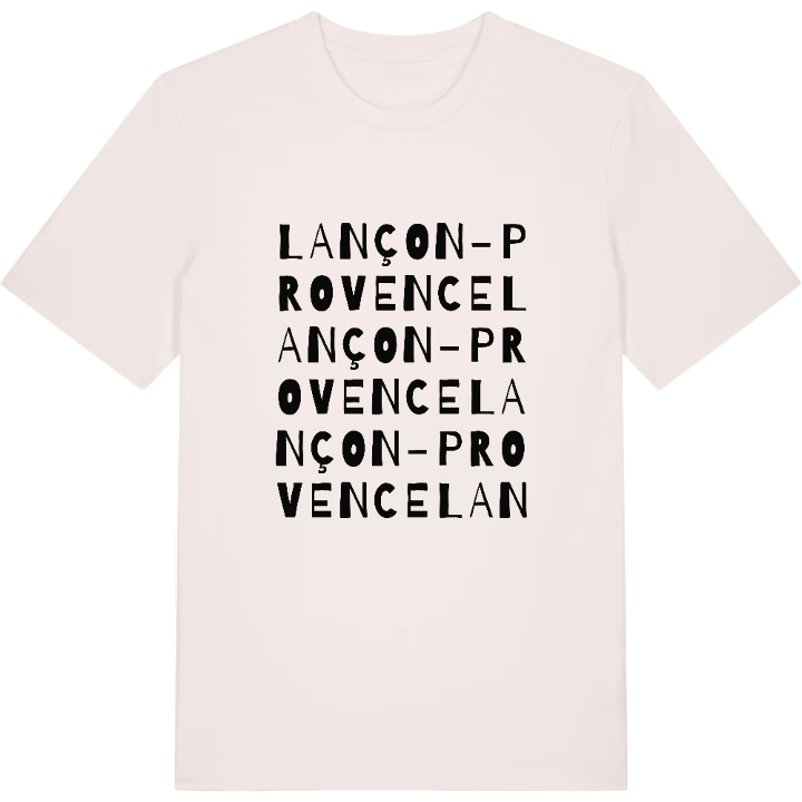 Lançon-Provence ordleg T-shirt – t-shirt fra PinShirt