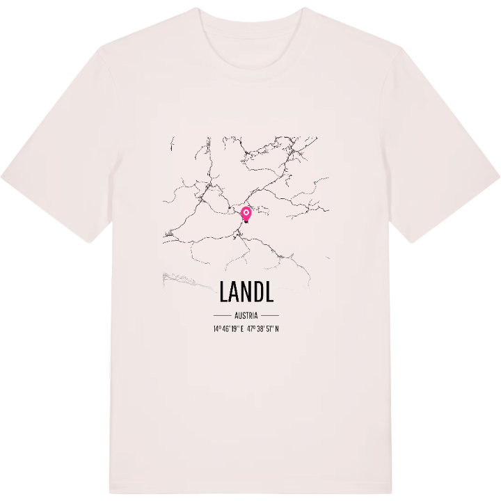 Landl kort T-shirt – t-shirt fra PinShirt