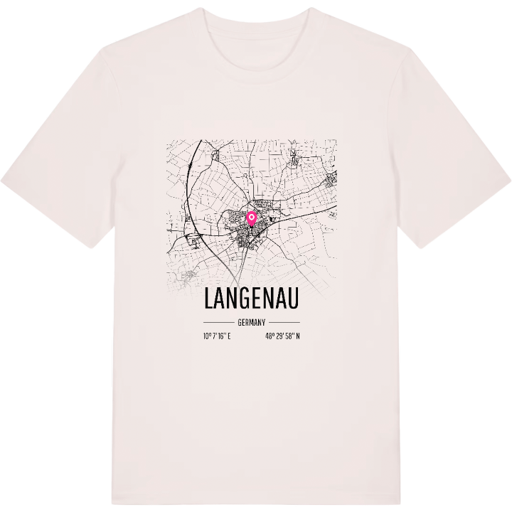 Langenau kort T-shirt – t-shirt fra PinShirt