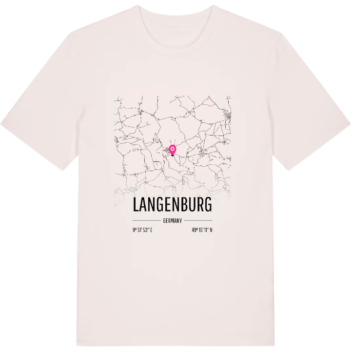 Langenburg kort T-shirt – t-shirt fra PinShirt