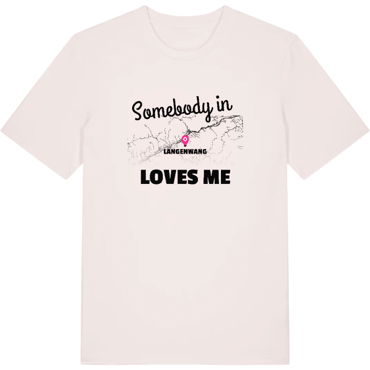 Nogen i Langenwang elsker mig T-shirt – t-shirt fra PinShirt