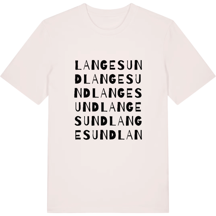 Langesund ordleg T-shirt – t-shirt fra PinShirt