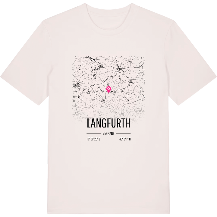 Langfurth kort T-shirt – t-shirt fra PinShirt