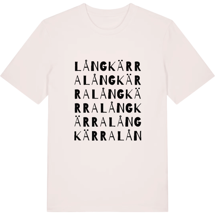 Långkärra ordleg T-shirt – t-shirt fra PinShirt
