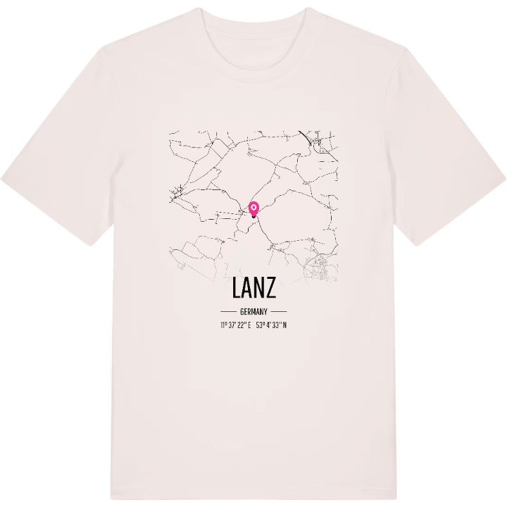 Lanz kort T-shirt – t-shirt fra PinShirt