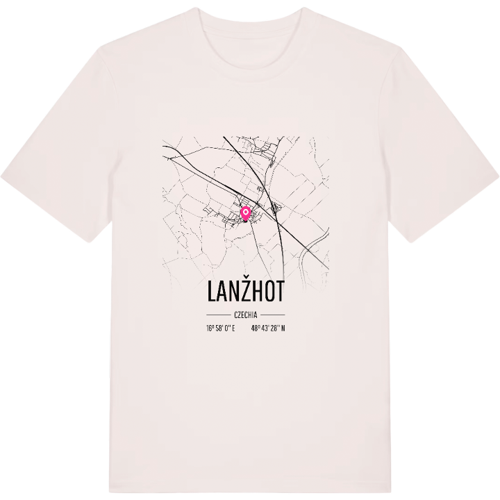 Lanžhot kort T-shirt – t-shirt fra PinShirt