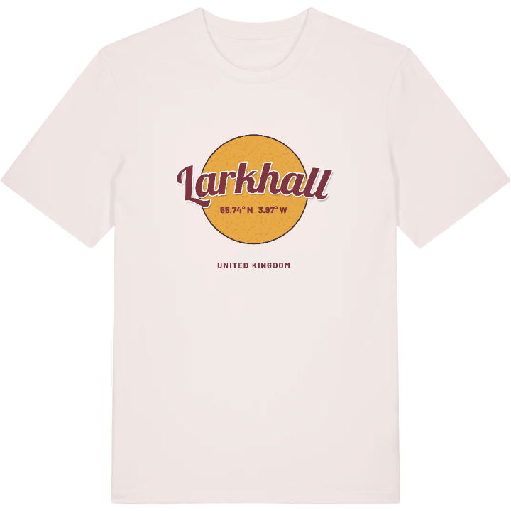 Larkhall cirkel T-shirt – t-shirt fra PinShirt