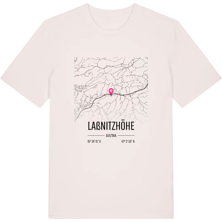 Laßnitzhöhe kort T-shirt – t-shirt fra PinShirt