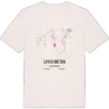 Layer Breton kort T-shirt