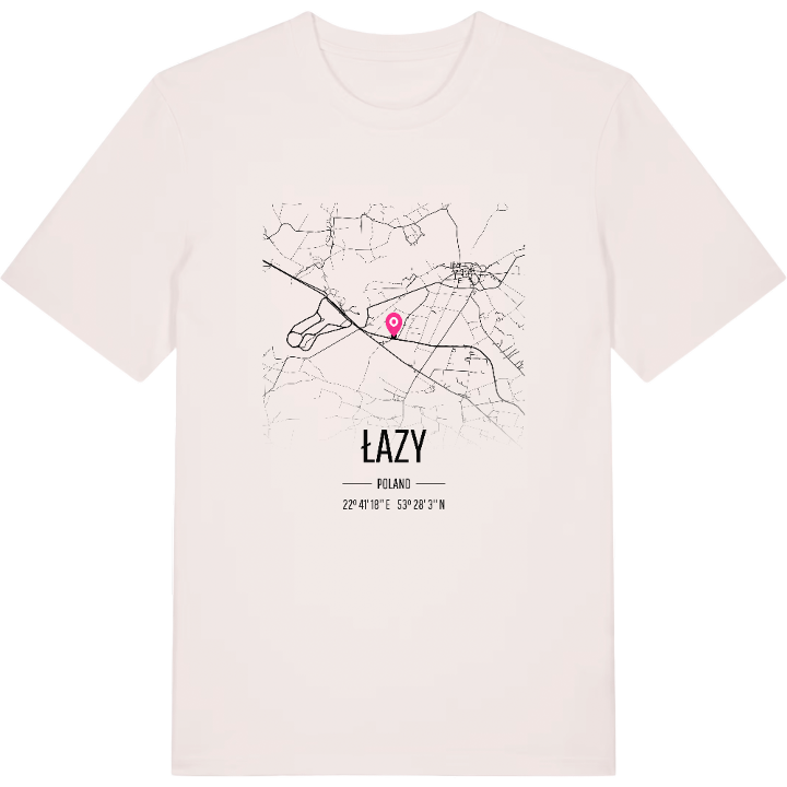 Łazy kort T-shirt – t-shirt fra PinShirt
