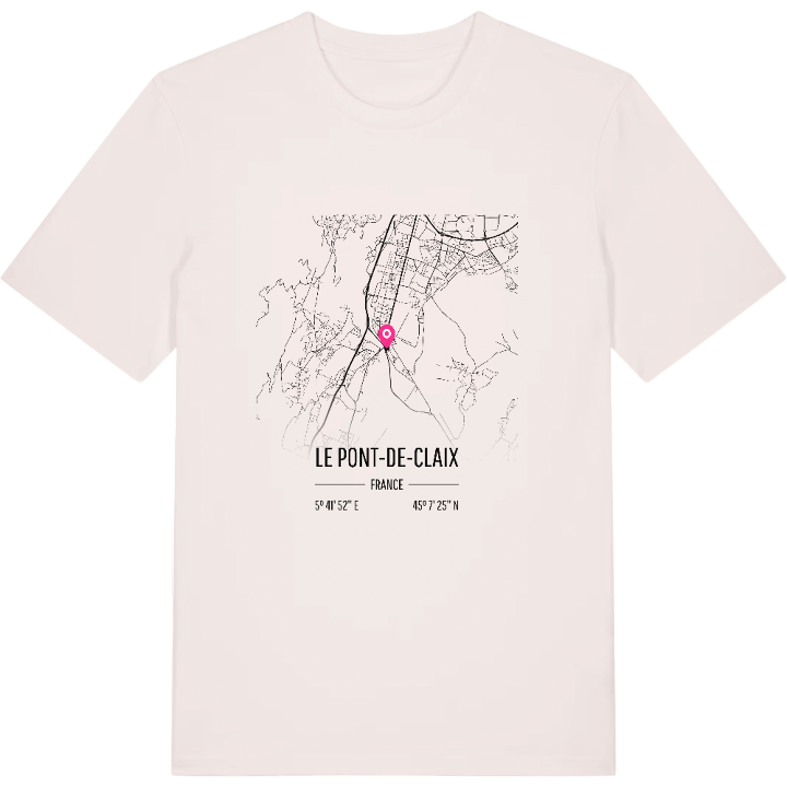 Le Pont-de-Claix kort t-shirt – t-shirt fra PinShirt