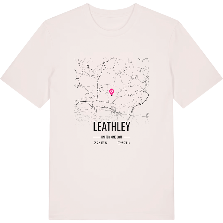 Leathley kort T-shirt – t-shirt fra PinShirt