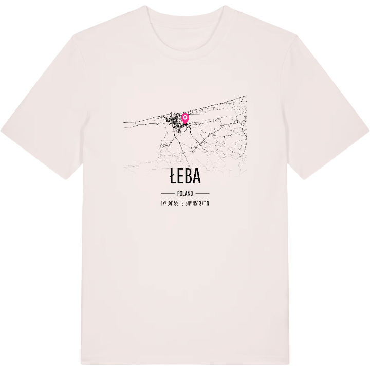 Łeba kort T-shirt – t-shirt fra PinShirt