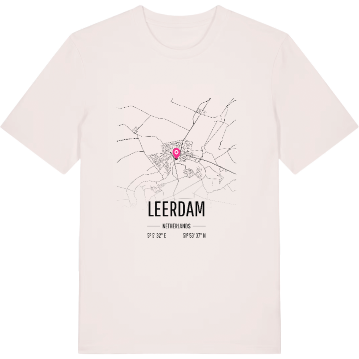 Leerdam kort T-shirt – t-shirt fra PinShirt