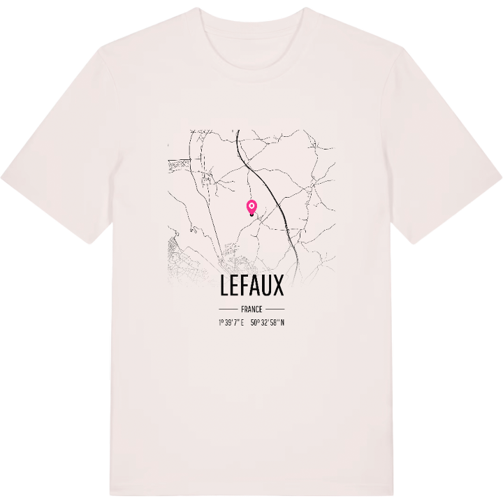 Lefaux kort T-shirt – t-shirt fra PinShirt