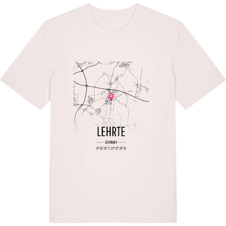 Lehrte kort T-shirt – t-shirt fra PinShirt