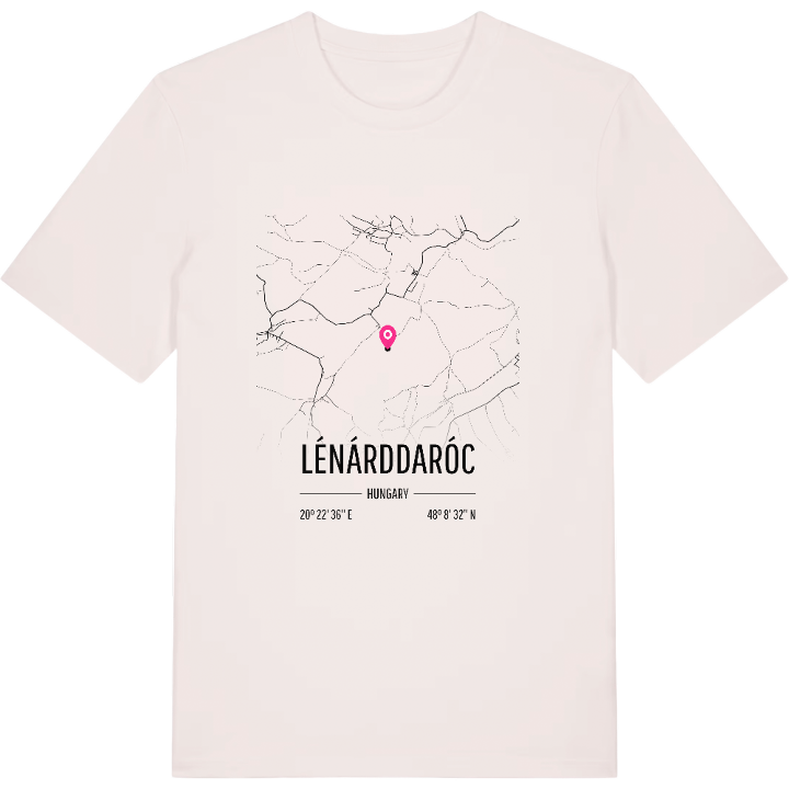 Lénárddaróc kort T-shirt – t-shirt fra PinShirt