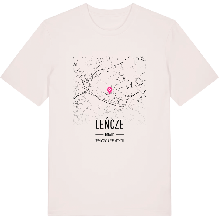 Leńcze kort T-shirt – t-shirt fra PinShirt