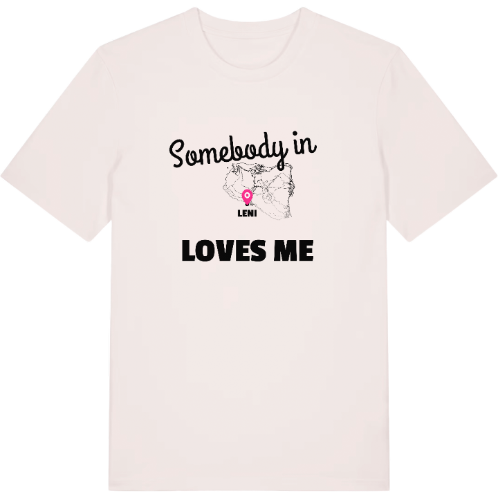 Nogen i Leni elsker mig T-shirt – t-shirt fra PinShirt