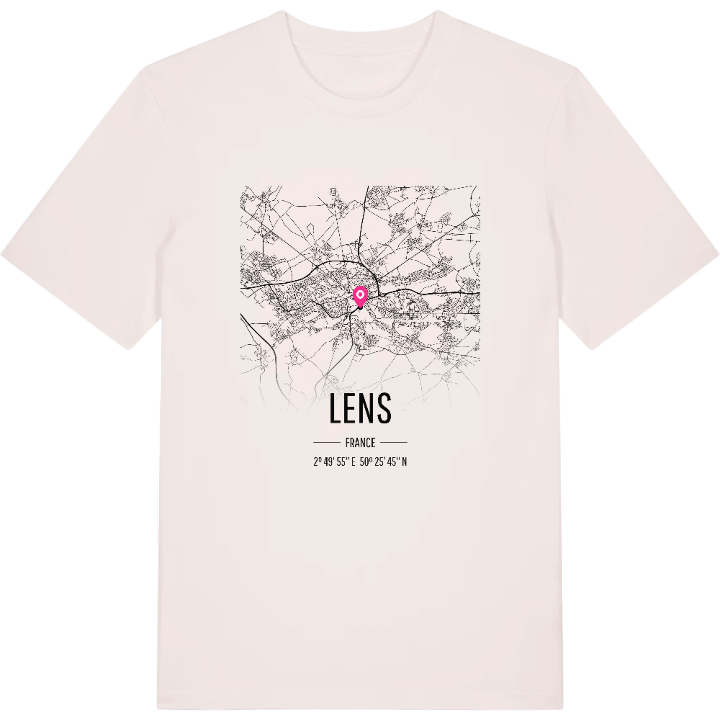Lens kort T-shirt – t-shirt fra PinShirt