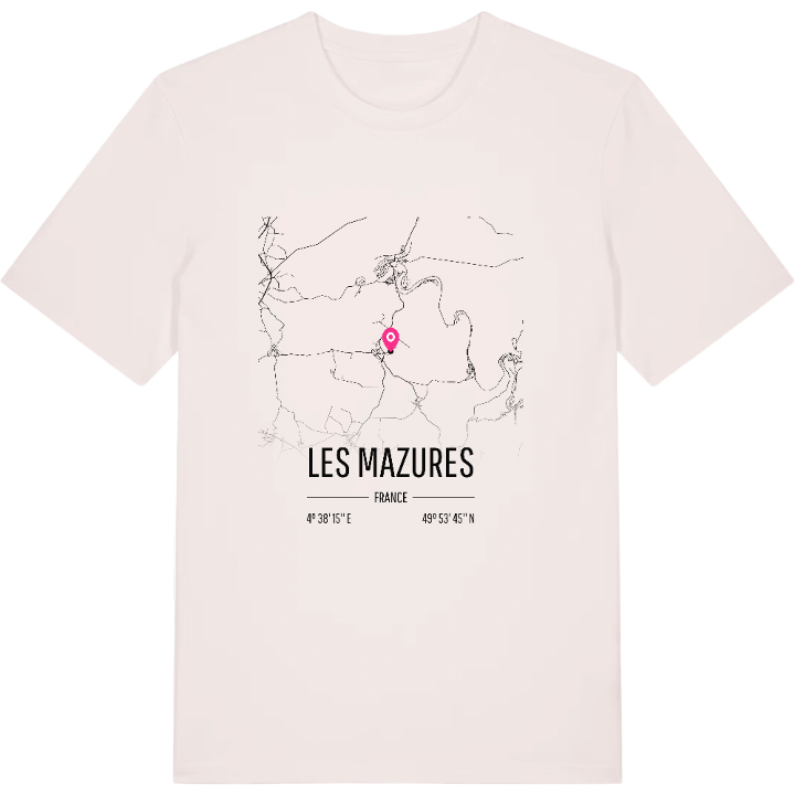 Les Mazures kort T-shirt – t-shirt fra PinShirt