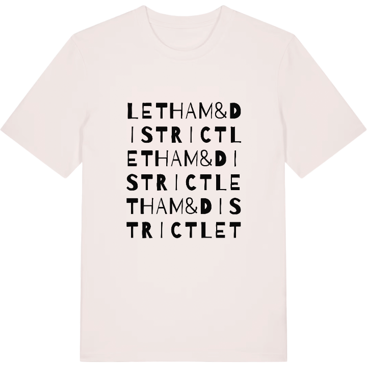 Letham & District ordleg T-shirt – t-shirt fra PinShirt
