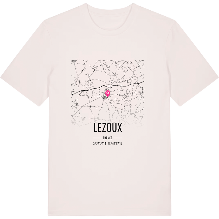 Lezoux kort T-shirt – t-shirt fra PinShirt