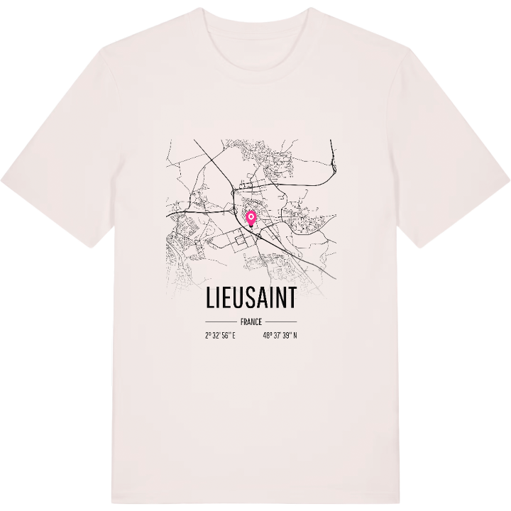 Lieusaint kort T-shirt – t-shirt fra PinShirt
