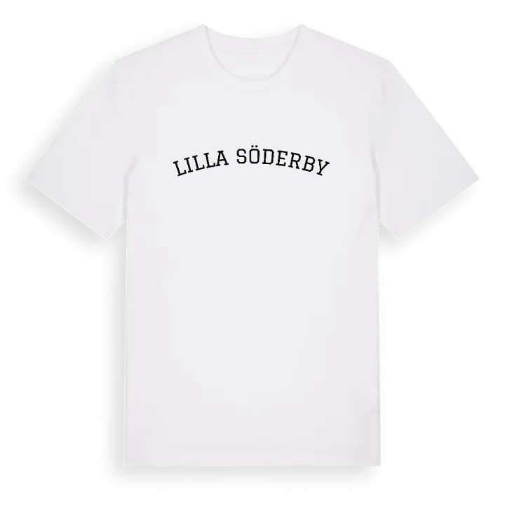 Lilla Söderby böjd t-shirt – t-shirt fra PinShirt