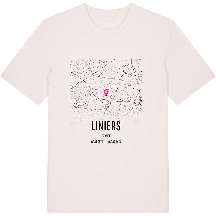 Liniers kort T-shirt – t-shirt fra PinShirt