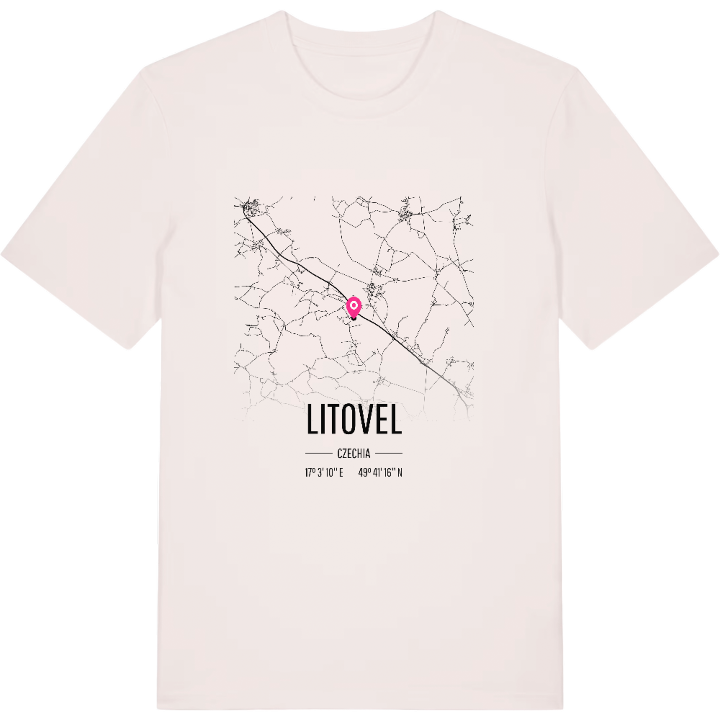 Litovel kort T-shirt – t-shirt fra PinShirt