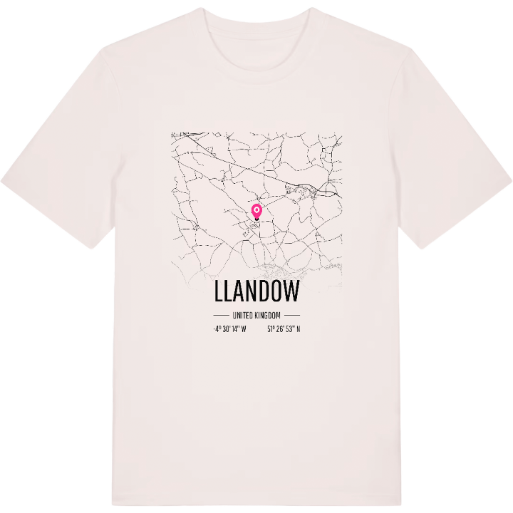 Llandow kort T-shirt – t-shirt fra PinShirt