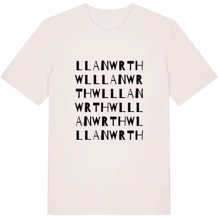 Llanwrthwl ordleg T-shirt – t-shirt fra PinShirt